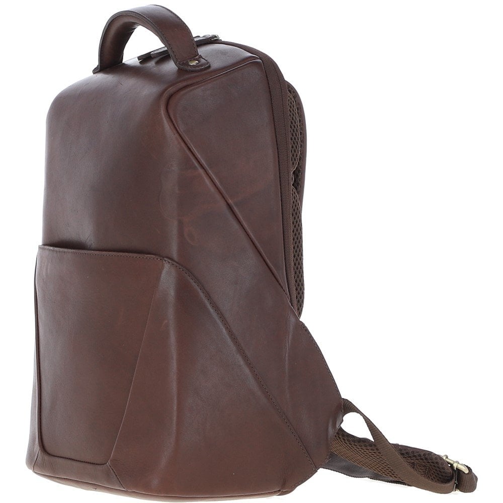 ashwood leather backpack Ladies Wine X-37 waxed to give a smooth luxury feel using modern and eco Leather Backpack Tan / Brown