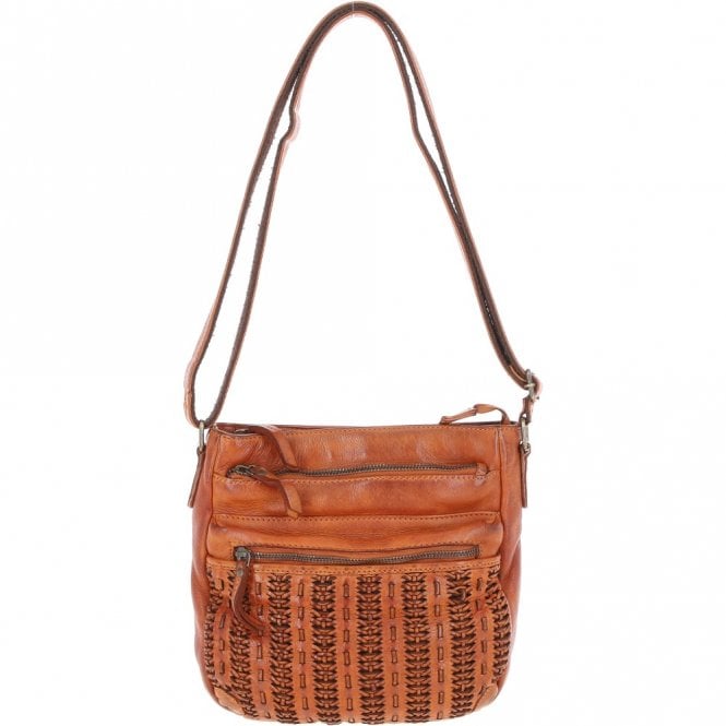 Vintage top woven bag