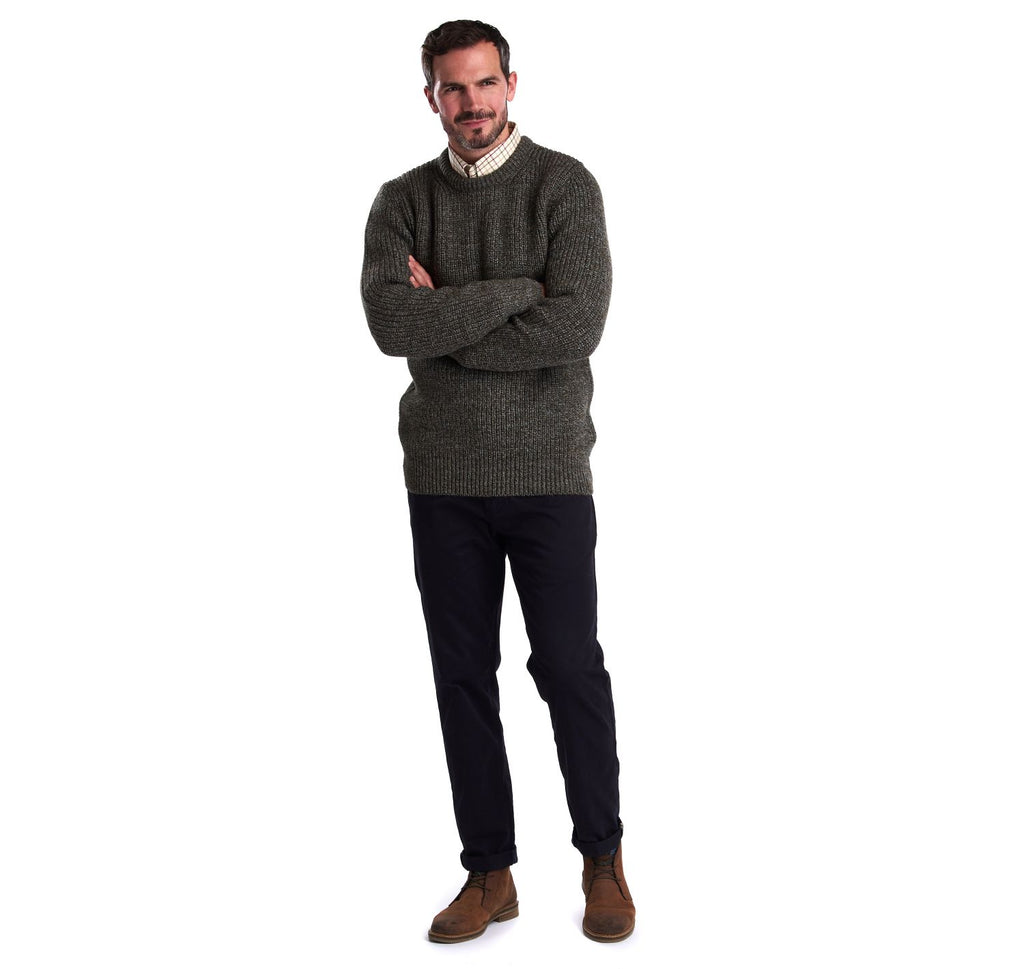 Barbour New Tyne Crew Neck Sweater Gallyons Country Clothing