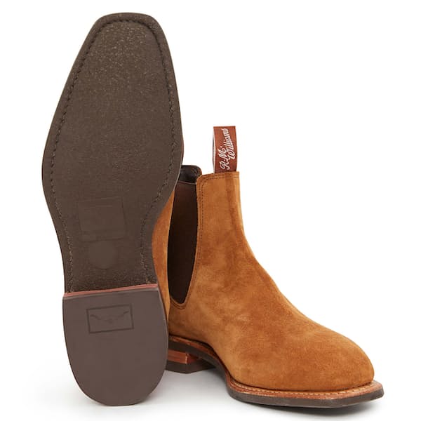 Rm williams craftsman suede top
