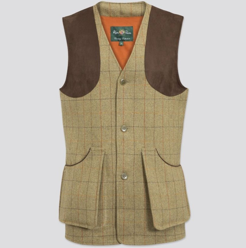 Alan Paine Combrook Tweed Shooting Waistcoat (Sale)