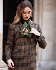 Clare Haggas Narrow Caledonia Silk Scarf