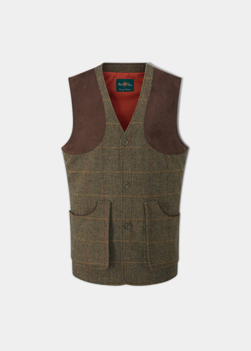 Alan Paine Combrook Tweed Shooting Waistcoat