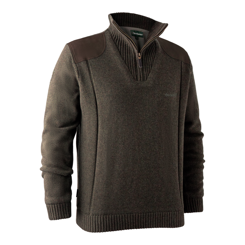 Deerhunter Carlisle Knit 1/4 Zip Jumper