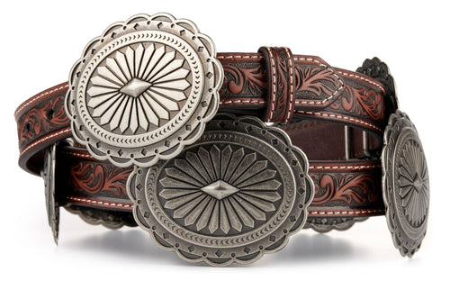 Ariat Womens Oval Concho Diamond Belt
