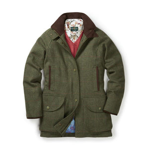 Alan Paine Women's Combrook Waterproof Tweed Coat