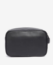 Barbour Debossed Logo Leather Washbag