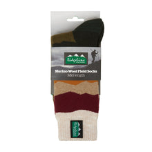 Ridgeline Mid-Length Merino Wool Socks