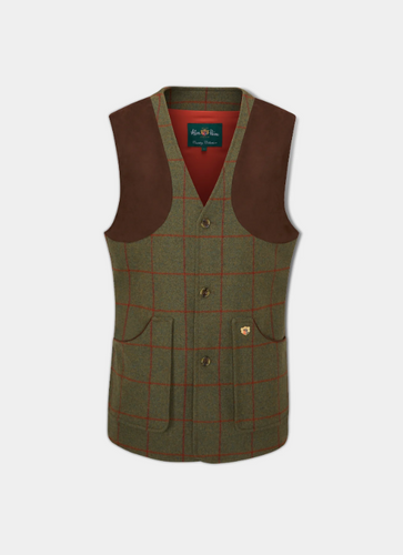 Alan Paine Combrook Tweed Shooting Waistcoat
