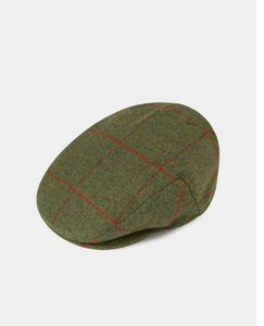 Alan Paine Combrook Waterproof Tweed Flat Cap