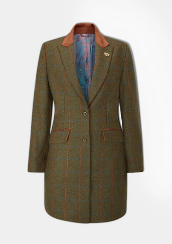 Alan Paine Women's Combrook Mid-length Tweed Jacket