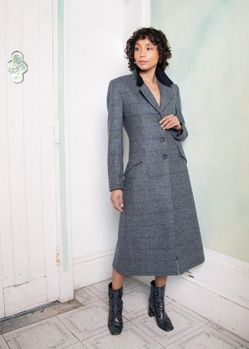 SALE Jack Murphy Women's Fran Long Tweed Coat