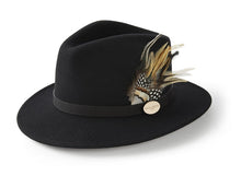 Hicks & Brown Suffolk Fedora- Guinea And Pheasant Feather