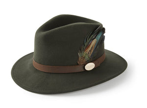 Hicks and Brown Suffolk Fedora- Classic Feather