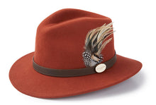 Hicks & Brown Suffolk Fedora- Guinea And Pheasant Feather