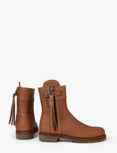 Penelope Chilvers Cropped Leather Tassel Boots