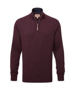 Schoffel Calton Cotton Cashmere 1/4 Zip Jumper