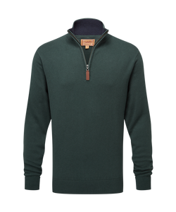 Schoffel Calton Cotton Cashmere 1/4 Zip Jumper