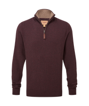 Schoffel Lewis Lambswool 1/4 Zip Jumper
