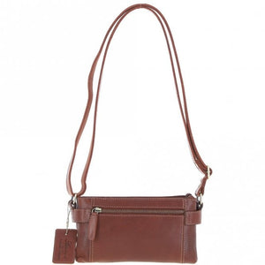 Ashwood Two Section Leather Crossbody Bag K-44