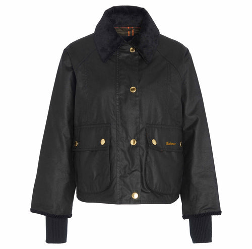 Barbour Cropped Beadnell Wax Jacket