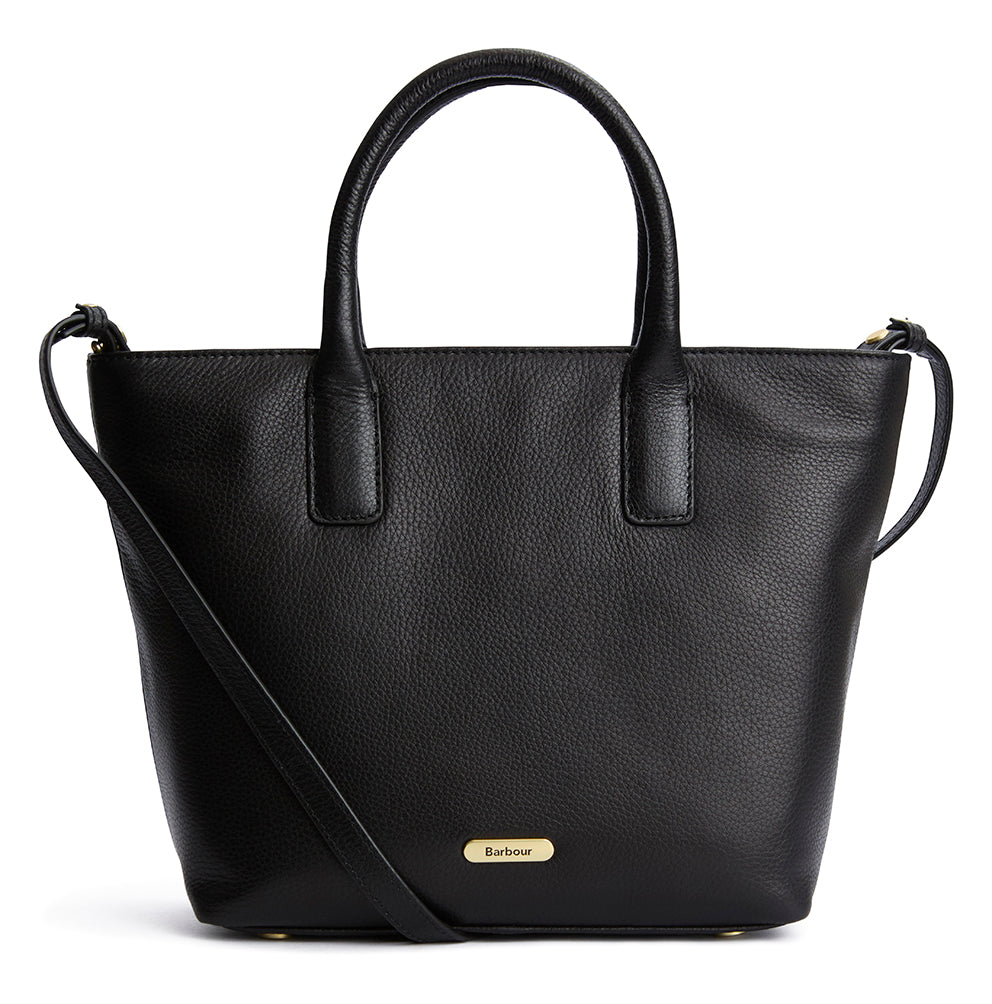 Barbour Birch Leather Tote Bag