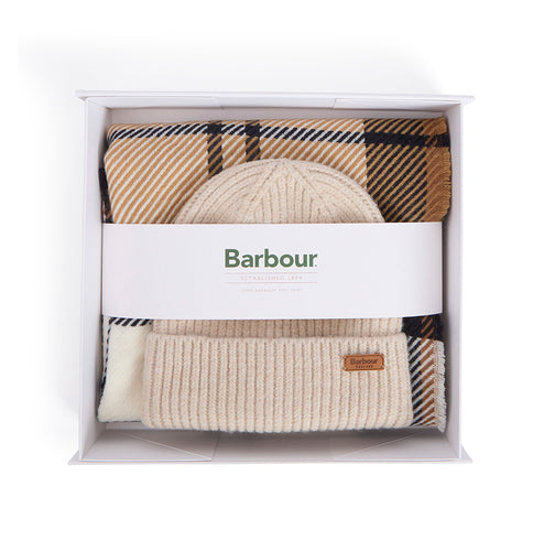 Barbour Pendle Beanie and Scarf Giftset