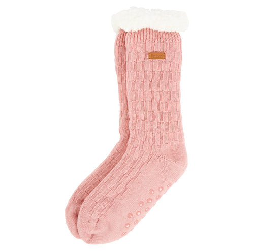 Barbour Women's Cable Knit Lounge Socks
