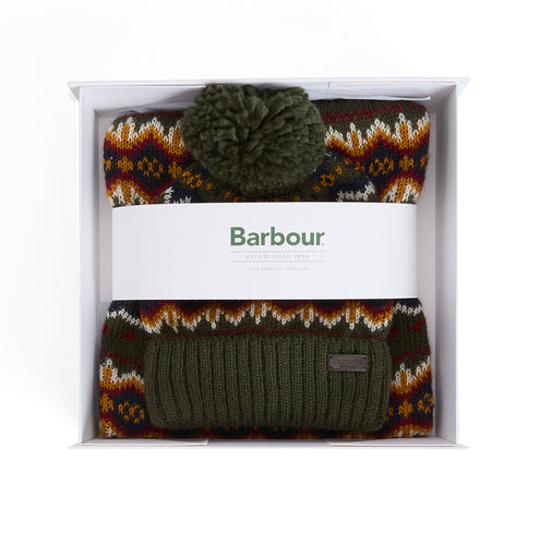 Barbour Fair Isle Dog Gift Set