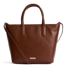 Barbour Birch Leather Tote Bag