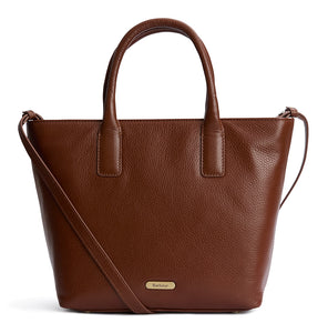 Barbour Birch Leather Tote Bag