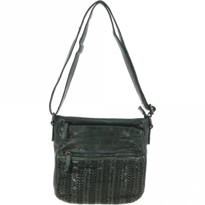 YDSIII Vintage Vegan Leather Shoulder Bag - Adjustable Crossbody Purse For Women