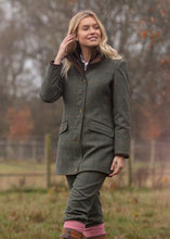 Alan Paine Women's Combrook Waterproof Tweed Field Jacket