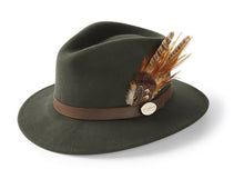 Hicks & Brown Suffolk Fedora - Side Gamebird Feather